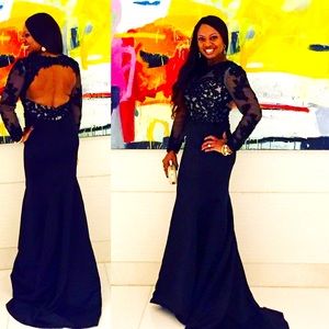Stunning Black Formal Gown